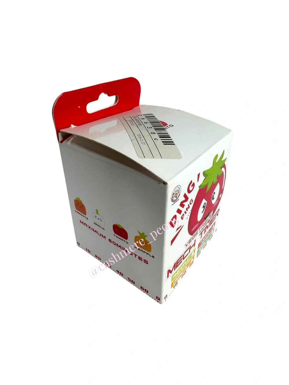 NEW Red Tomato Mech Timer - Cute Wind-Up Kitchen Tool